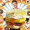 Get Real Breakfast Sandwich Adult Costume Funny Food Tunic Outfit